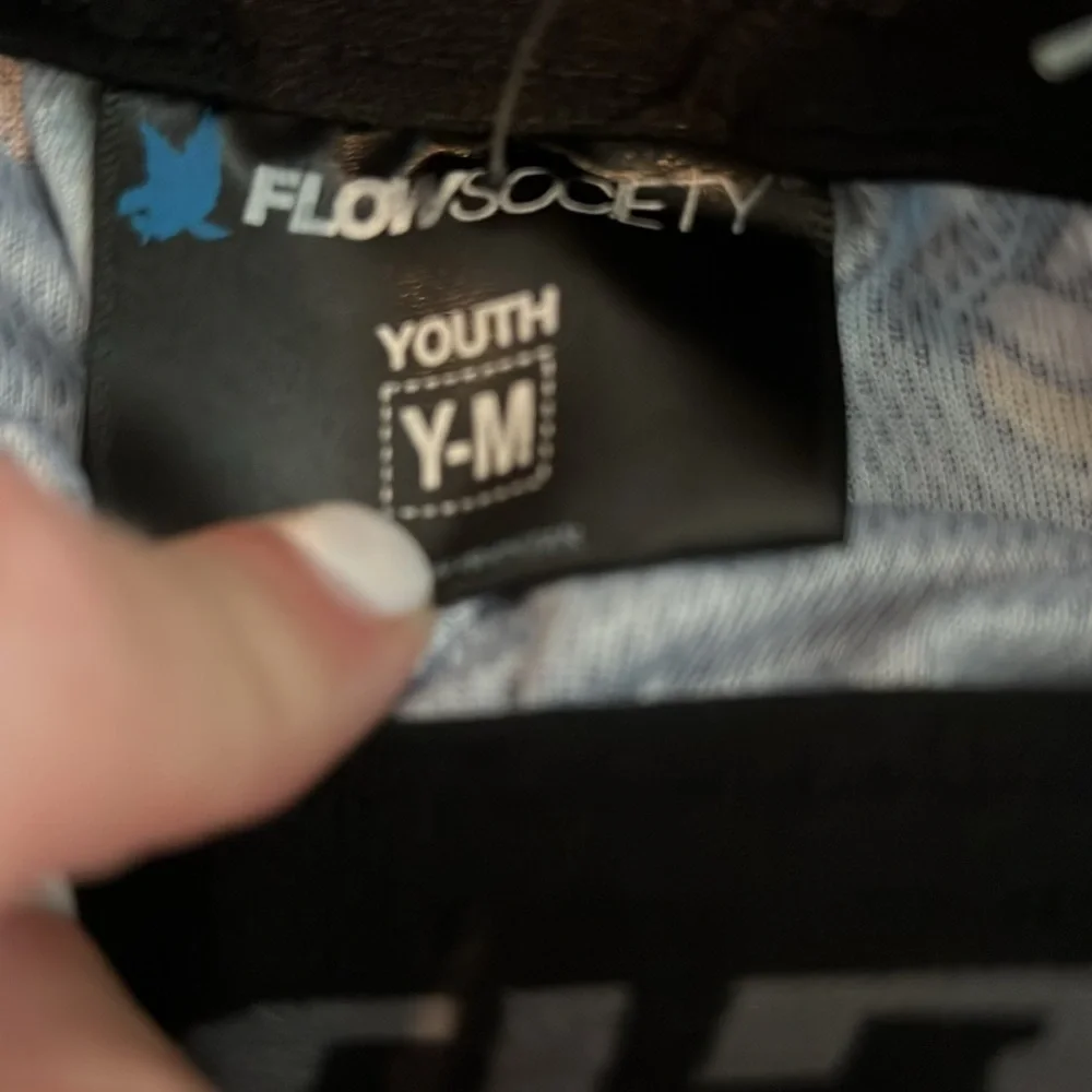 Flow Society Youth Shorts with Black and Gray